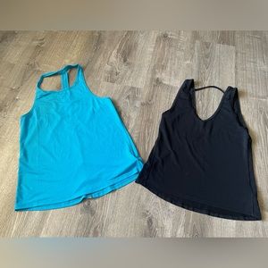 VSX SPORT & Victoria Sport Activewear Muscle Tees Size Small Womens Black & Blue